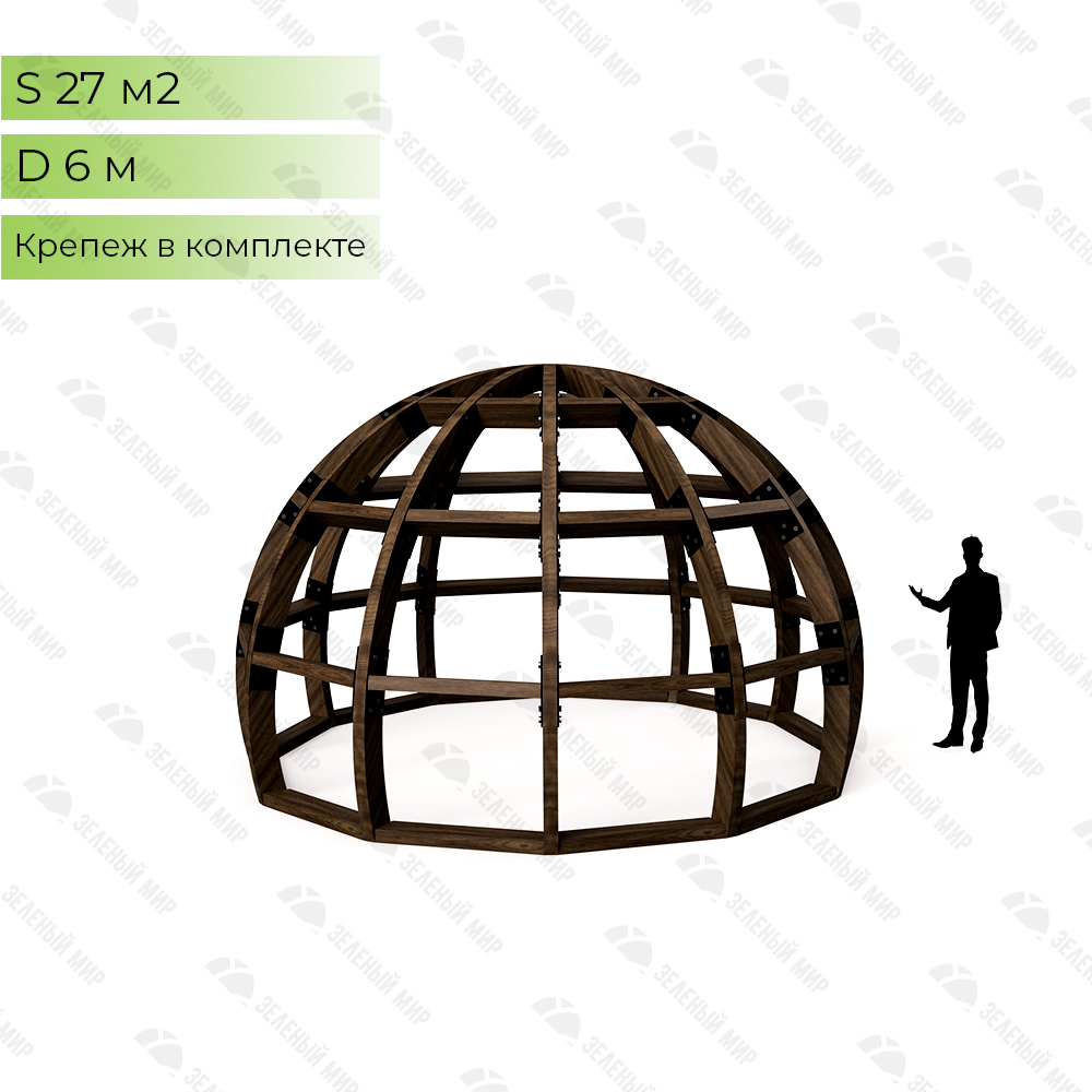 Купольный дом / глэмпинг S-line, 27м2 в Краснодаре